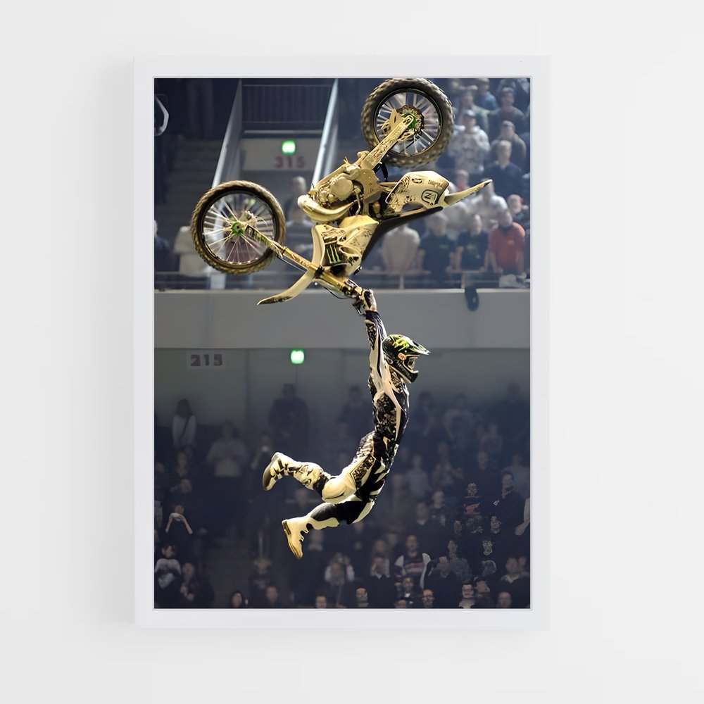 Poster Trickster en L'air – affiche Motocross freestyle (vue 3)
